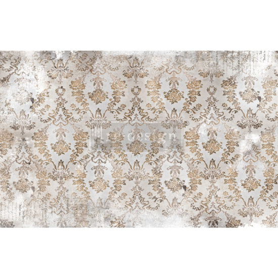 Redesign Decoupage Décor Tissue Paper - Washed Damask - 2 sheets (19" x 30")