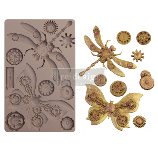 Redesign Decor Moulds® - Mechanical Insectica - 1 pc, 5"x8", 8mm thickness